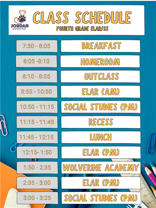 class schedule 5